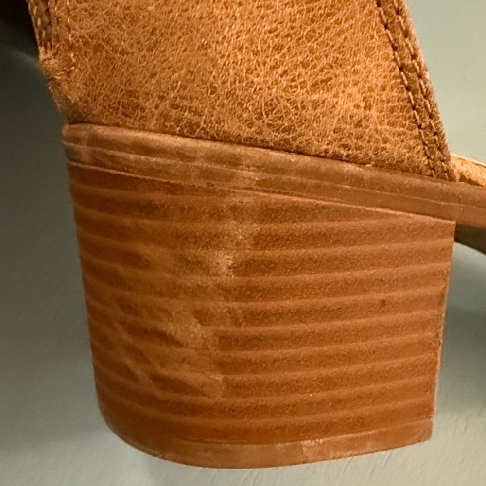 Fergalicious Tan Woven Heels - Picture 5 of 9